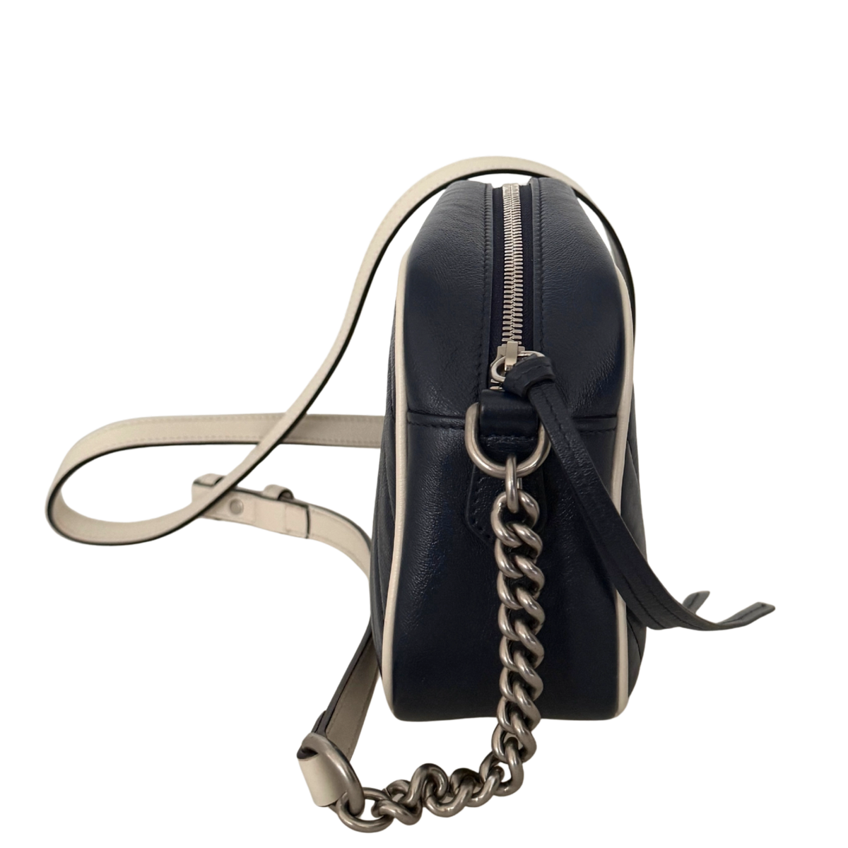 Gucci GG Marmont Torchon Schultertasche Blau / sehr gut Gucci