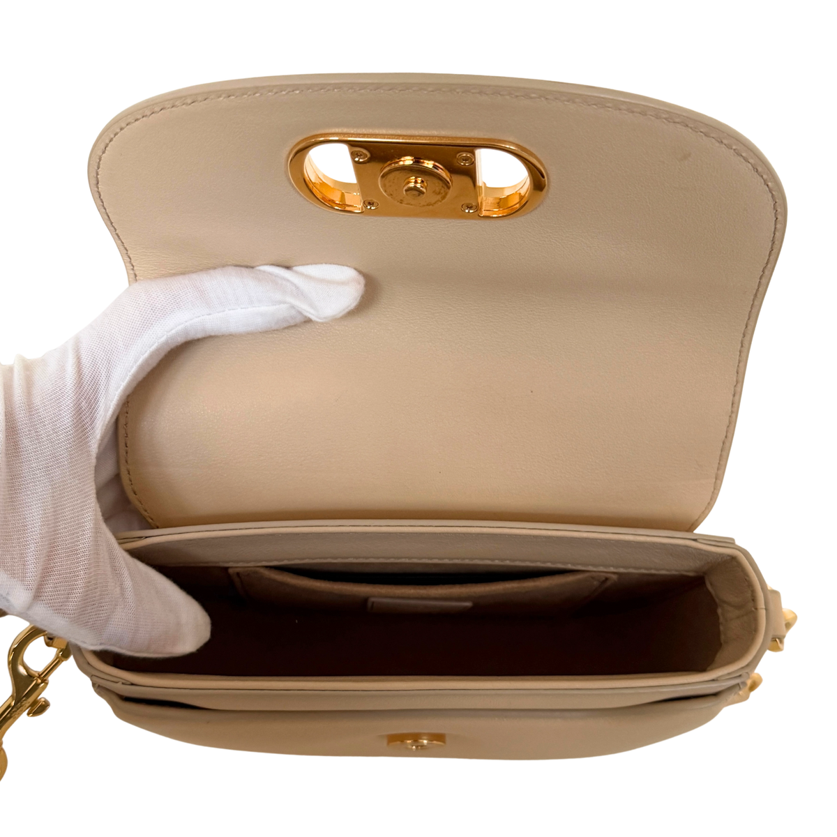 MCM Travia Schoudertas Beige