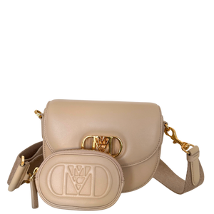 MCM Travia Schoudertas Beige