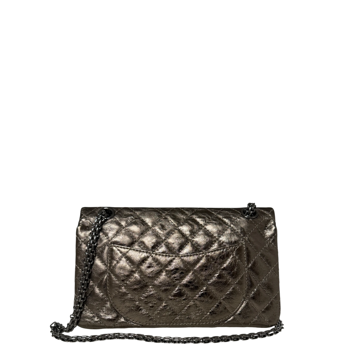Chanel 2.55 Reissue 224 Classic Double Flap Bag Metallic Bronze / sehr gut Chanel