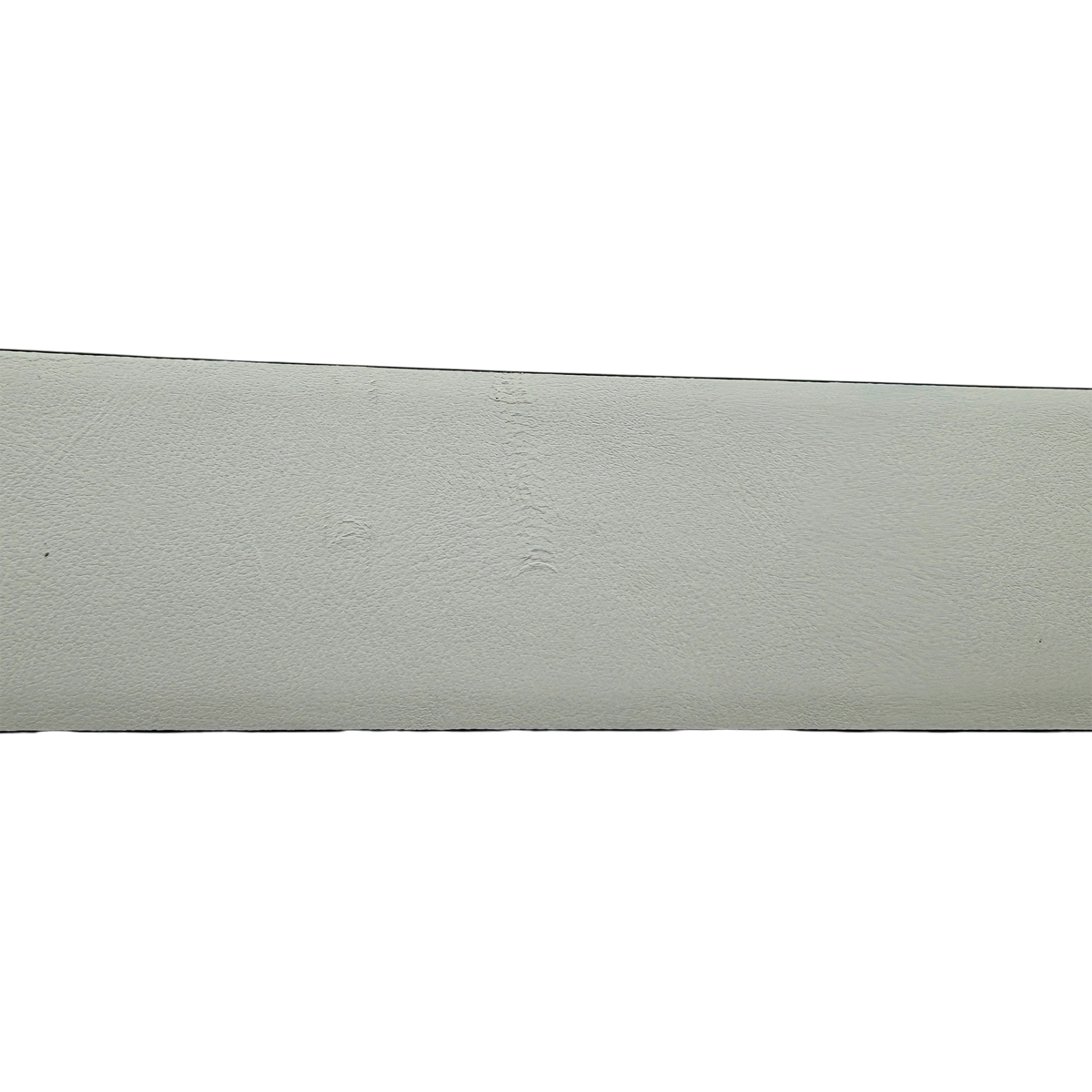 Valentino Garavani VLogo Gürtel aus Leder 80cm Lederschnalle Weiß / gut Valentino
