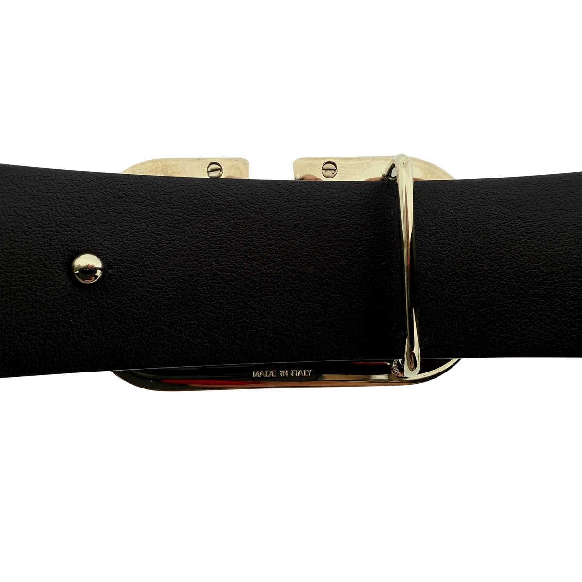 Valentino Garavani VLogo Gürtel aus Leder 80cm Dunkelbraun / neuwertig Valentino