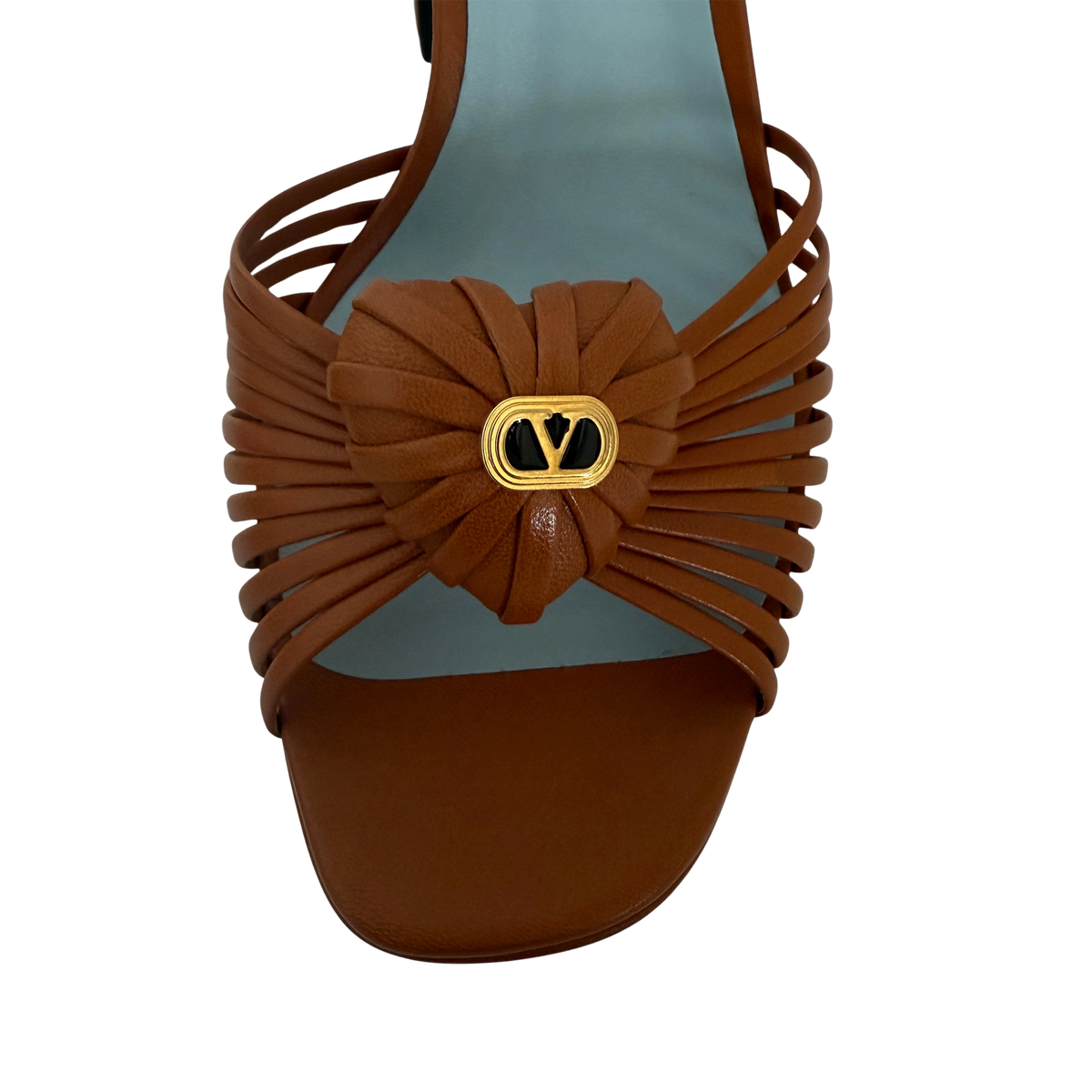 Valentino Garavani Sandal Royal Plateausandalen aus Ziegenleder Braun Größe 38 / neuwertig Valentino