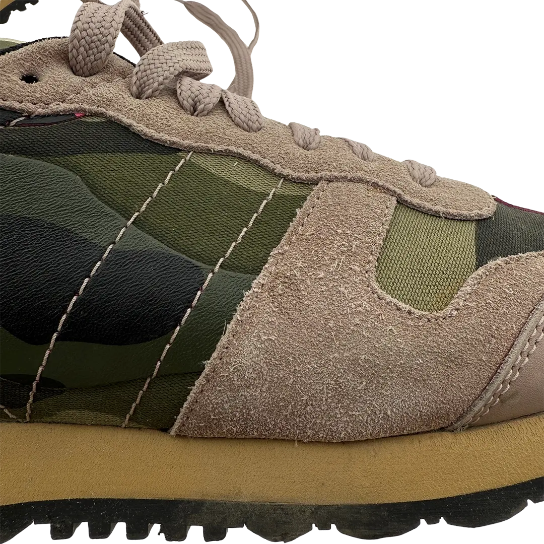 Valentino Garavani Rockrunner Leder Sneaker Camouflage Größe 41 / gut Echtheitscheck