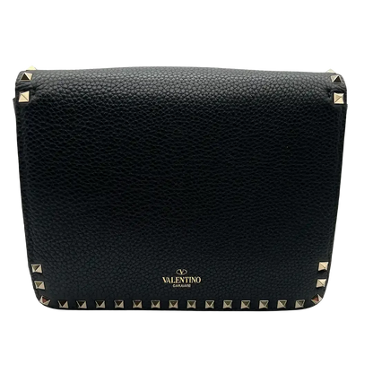 Valentino Garavani Rockstud Handtasche Leder schwarz / sehr gut Valentino