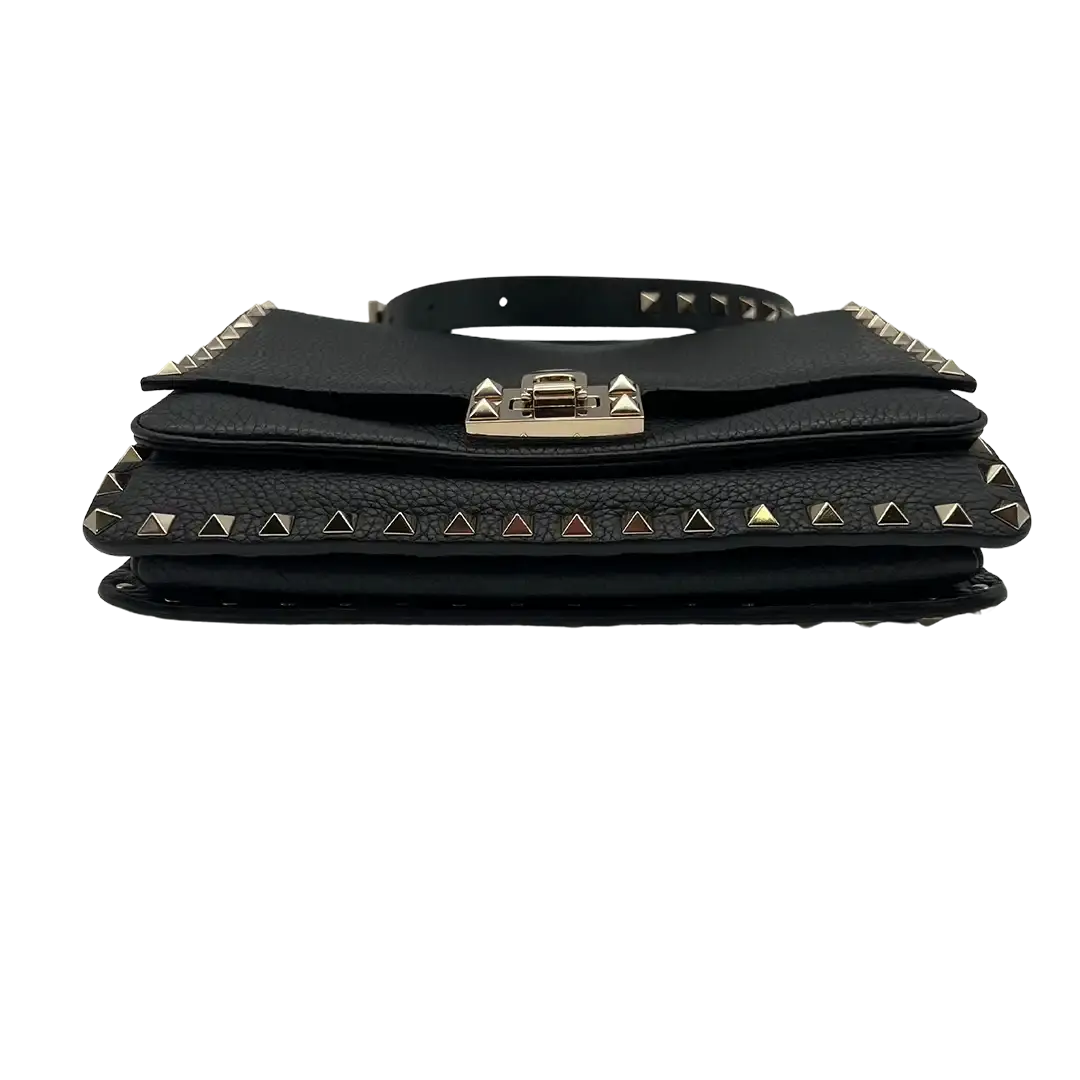 Valentino Garavani Rockstud Handtasche Leder schwarz / sehr gut Valentino