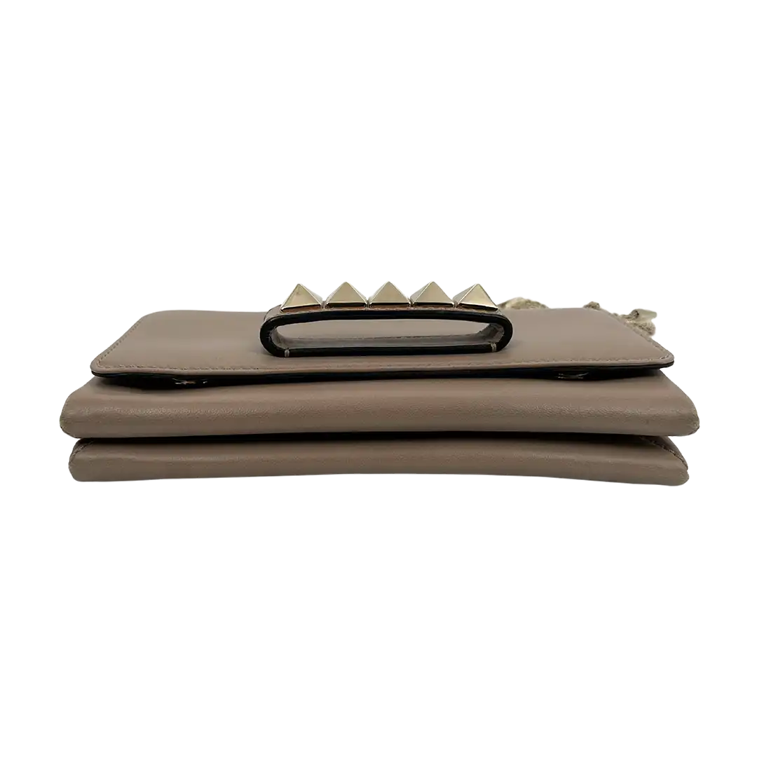 Valentino Garavani Nappa Va Va Voom Clutch / Schultertasche Poudre / gut Valentino