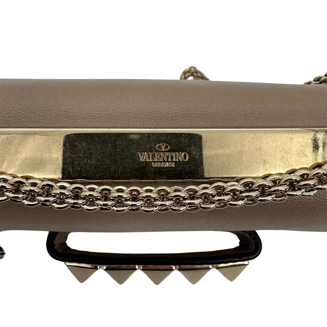 Valentino Garavani Nappa Va Va Voom Clutch / Schultertasche Poudre / gut Valentino