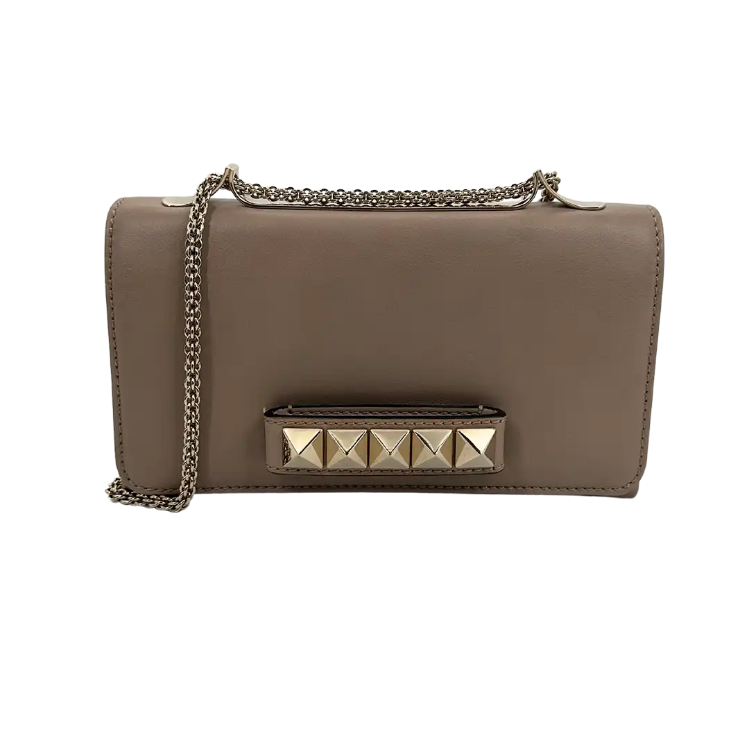 Valentino Garavani Nappa Va Va Voom Clutch / Schultertasche Poudre / gut Valentino