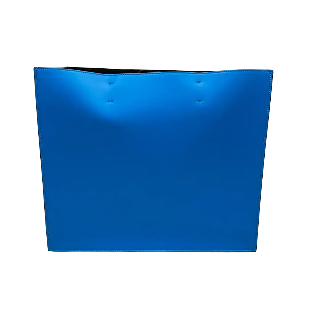 Valentino Garavani Vlogo Logo-print Tote Bag blau / sehr gut Valentino
