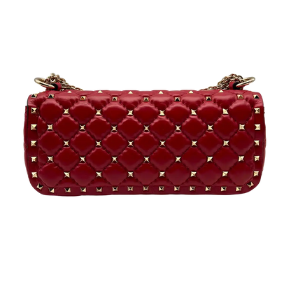 Valentino Garavani Rockstud Spike Schultertasche rot / neuwertig Valentino