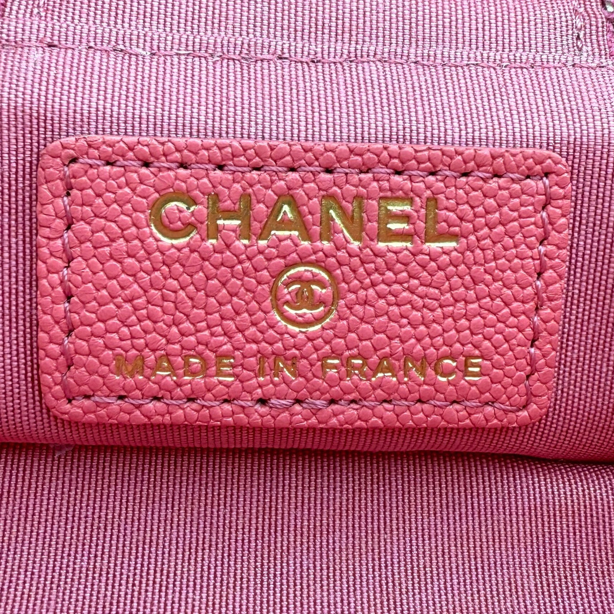 Chanel Mini Top Handle Vanity Tasche Pink / sehr gut Chanel