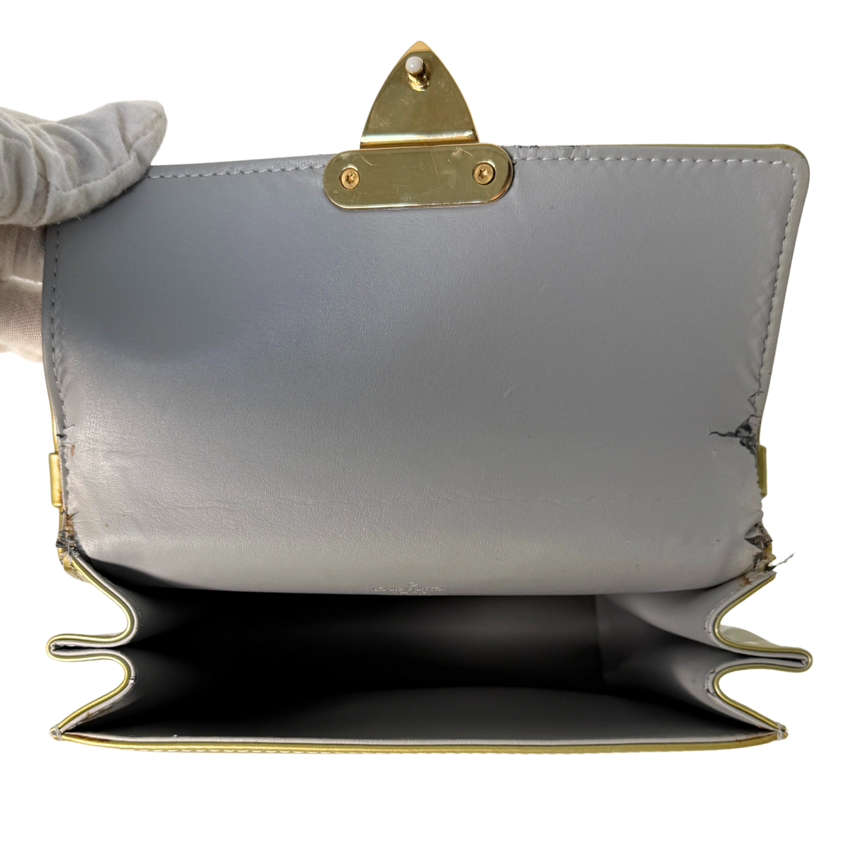 Louis Vuitton Monogram Vernis Spring Street Tasche Grün / akzeptabel Louis Vuitton