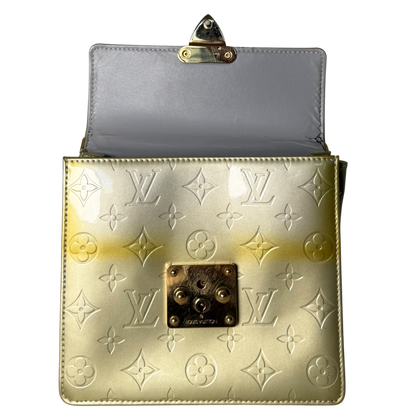 Louis Vuitton Monogram Vernis Spring Street Tasche Grün / akzeptabel Louis Vuitton