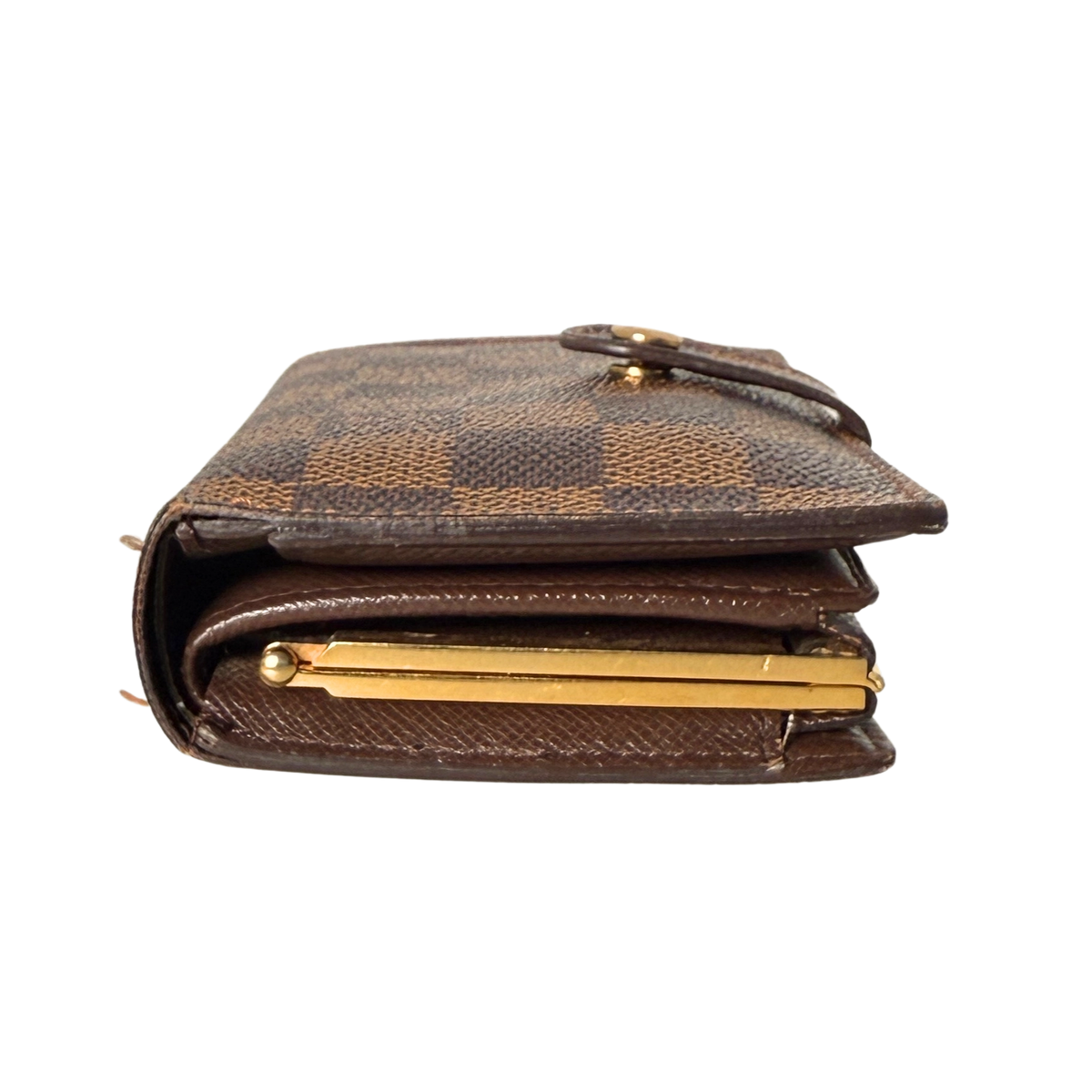 Louis Vuitton Viennois Geldbörse Damier Ebene Braun / gut Louis Vuitton
