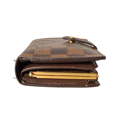 Louis Vuitton Viennois Geldbörse Damier Ebene Braun / gut Louis Vuitton