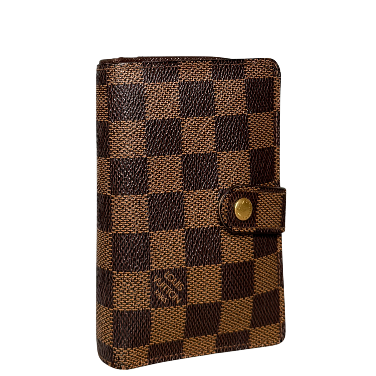 Louis Vuitton Viennois Geldbörse Damier Ebene Braun / gut Louis Vuitton
