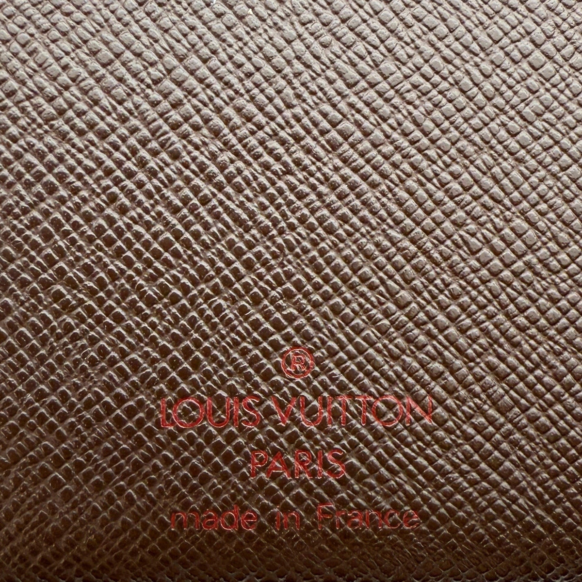 Louis Vuitton Viennois Geldbörse Damier Ebene Braun / gut Louis Vuitton