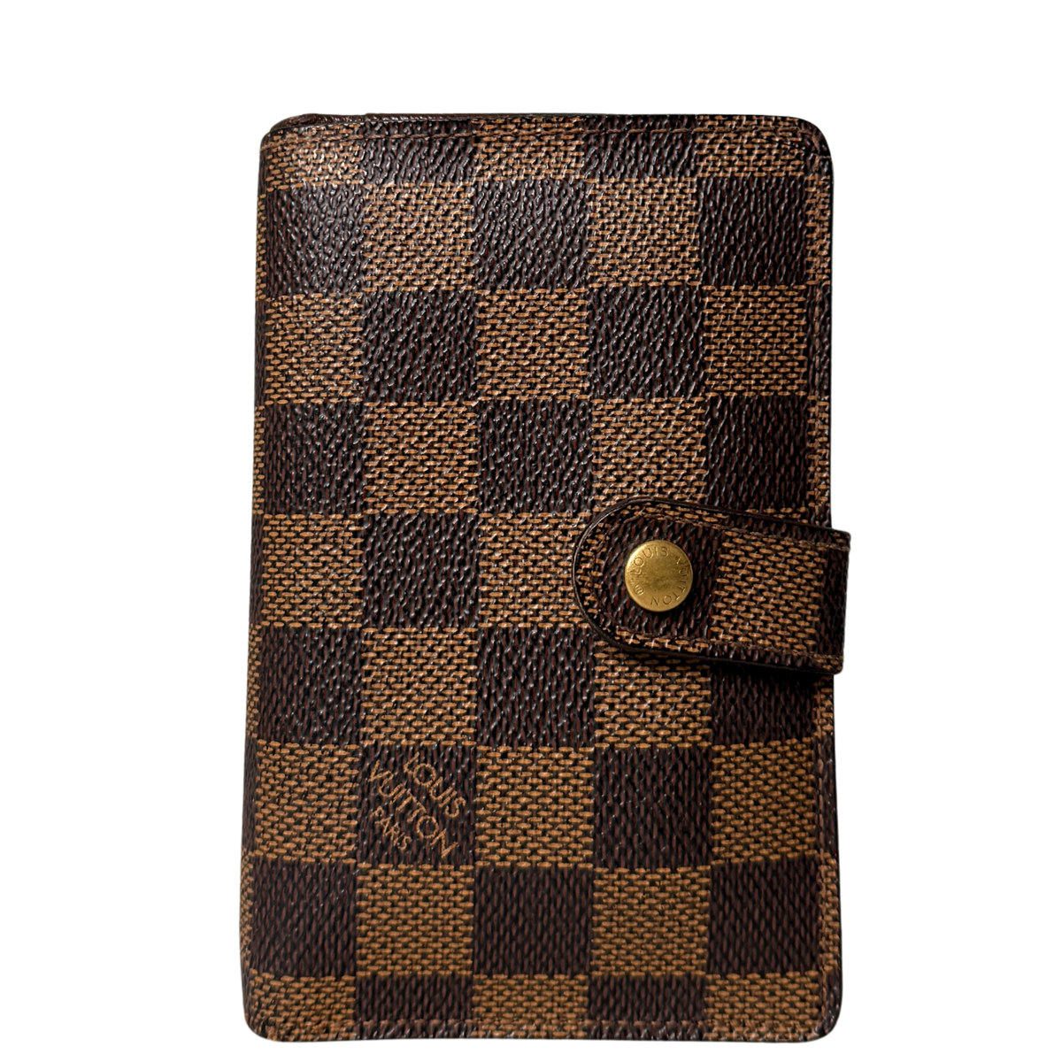 Louis Vuitton Viennois Geldbörse Damier Ebene Braun / gut Louis Vuitton