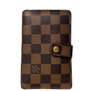 Louis Vuitton Viennois Portemonnee Damier Ebene Bruin