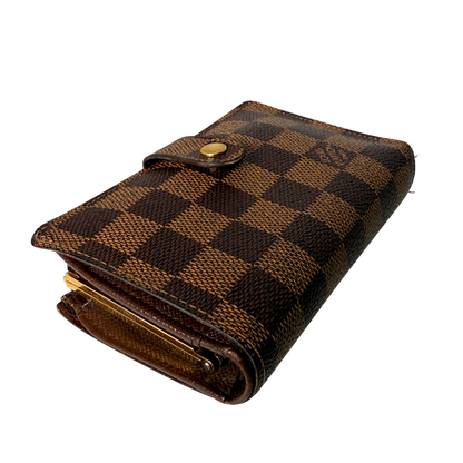 Louis Vuitton Viennois Geldbörse Damier Ebene Braun / gut Louis Vuitton