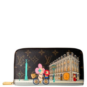 Louis Vuitton Zippy Vivienne Holiday Monogram Canvas Bruin