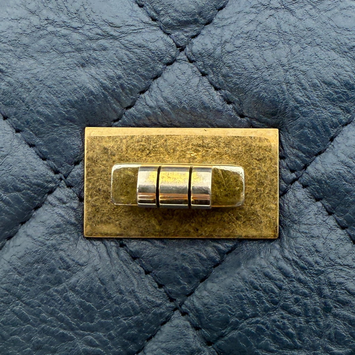 Chanel Wallet on Chain 2.55 Reissue Marineblau / gut Chanel