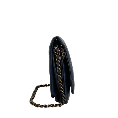 Chanel Wallet on Chain 2.55 Reissue Marineblau / gut Chanel