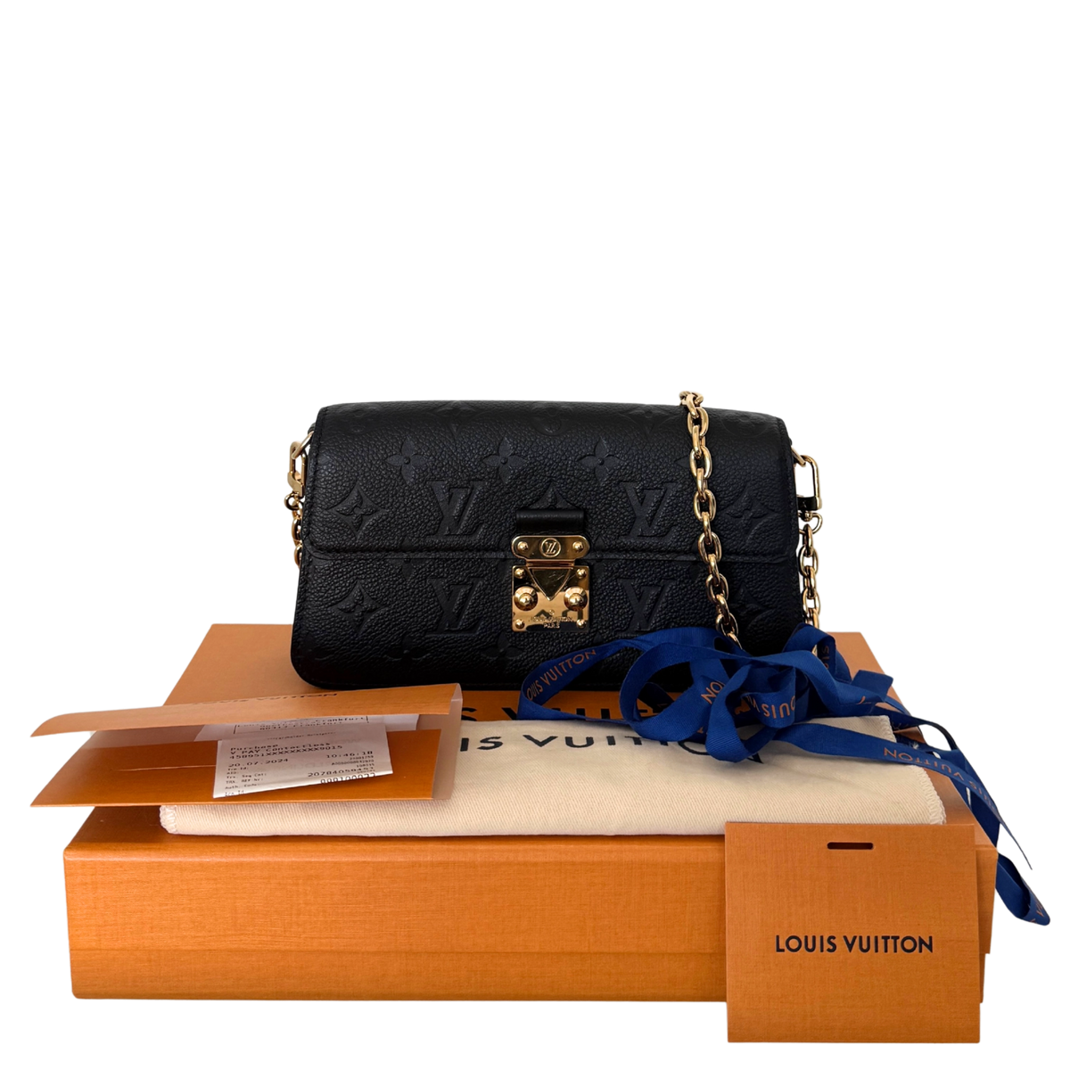 Louis Vuitton Wallet On Chain Métis Schwarz Fullset / sehr gut Louis Vuitton