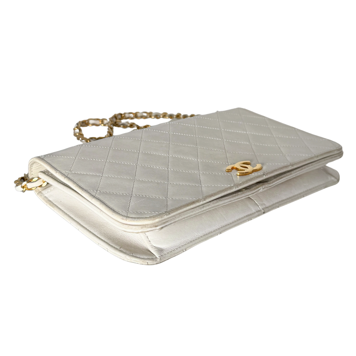 Chanel Timeless Wallet on Chain WOC Weiß / gut Chanel