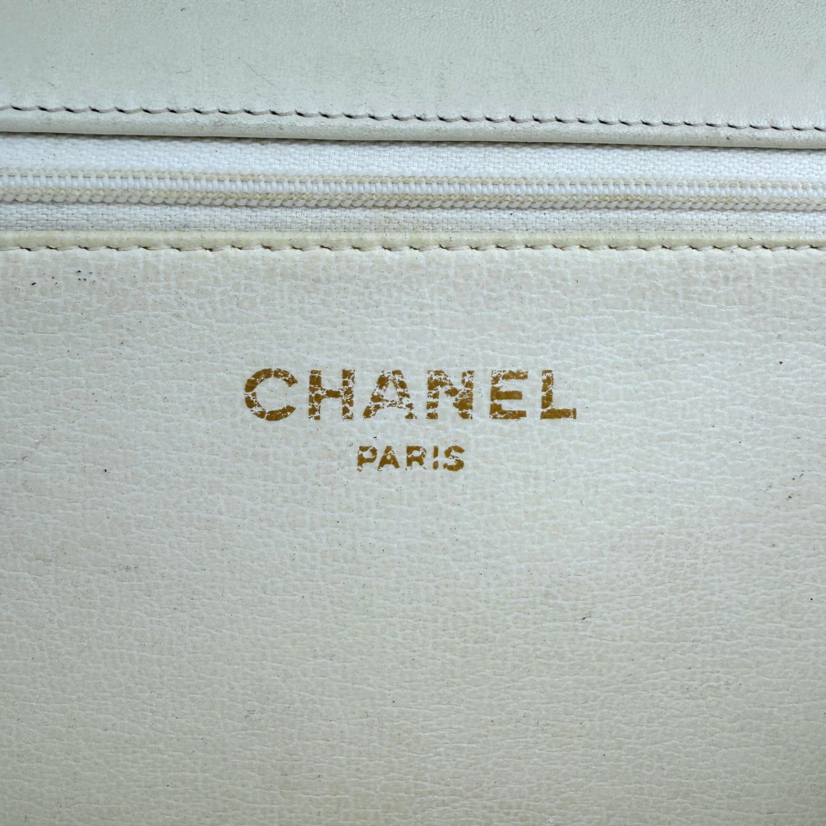 Chanel Timeless Wallet on Chain WOC Weiß / gut Chanel