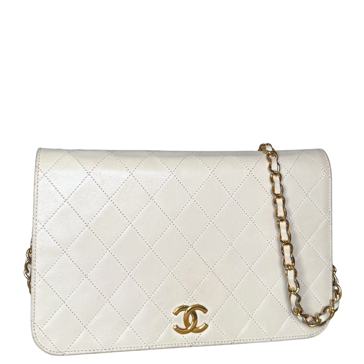 Chanel Timeless Wallet on Chain WOC Weiß / gut Chanel