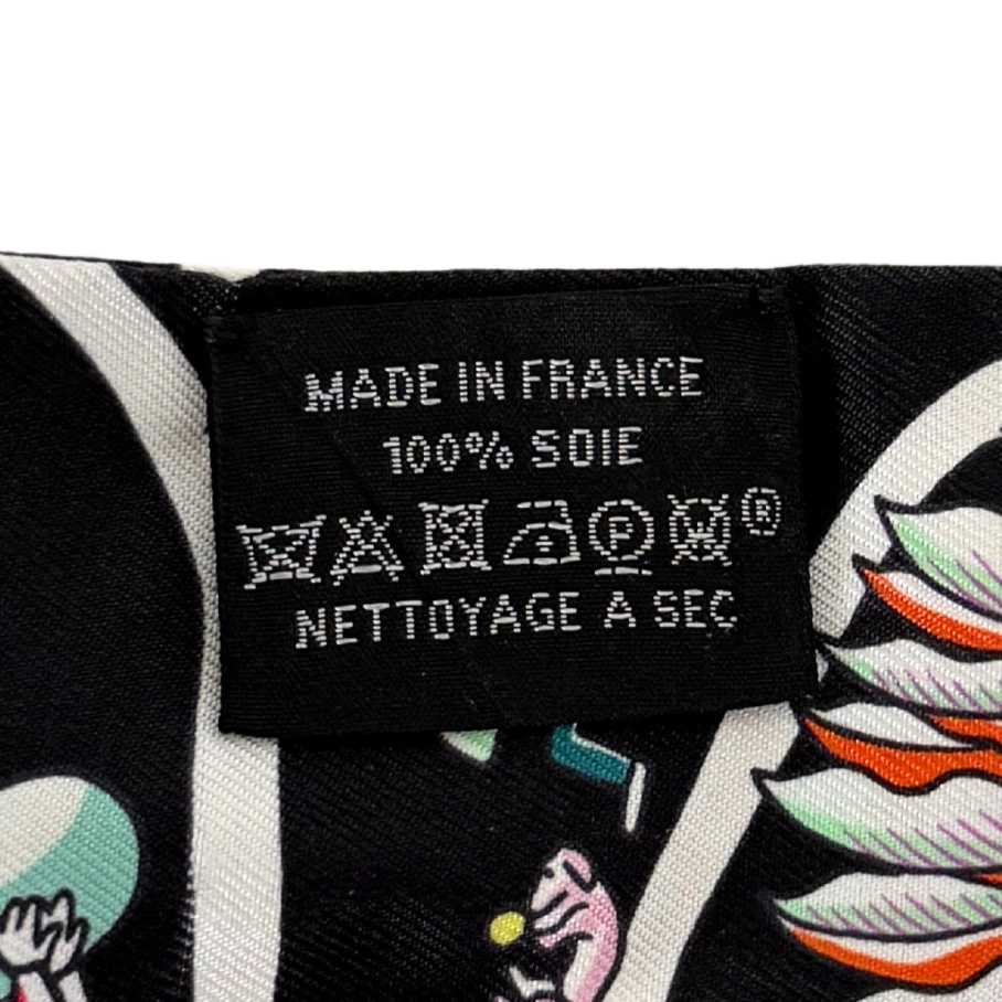 Hermès Twilly Weltausstellung schwarz / neuwertig Hermès