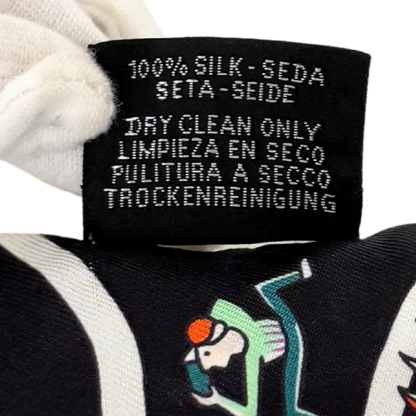 Hermès Twilly Weltausstellung schwarz / neuwertig Hermès