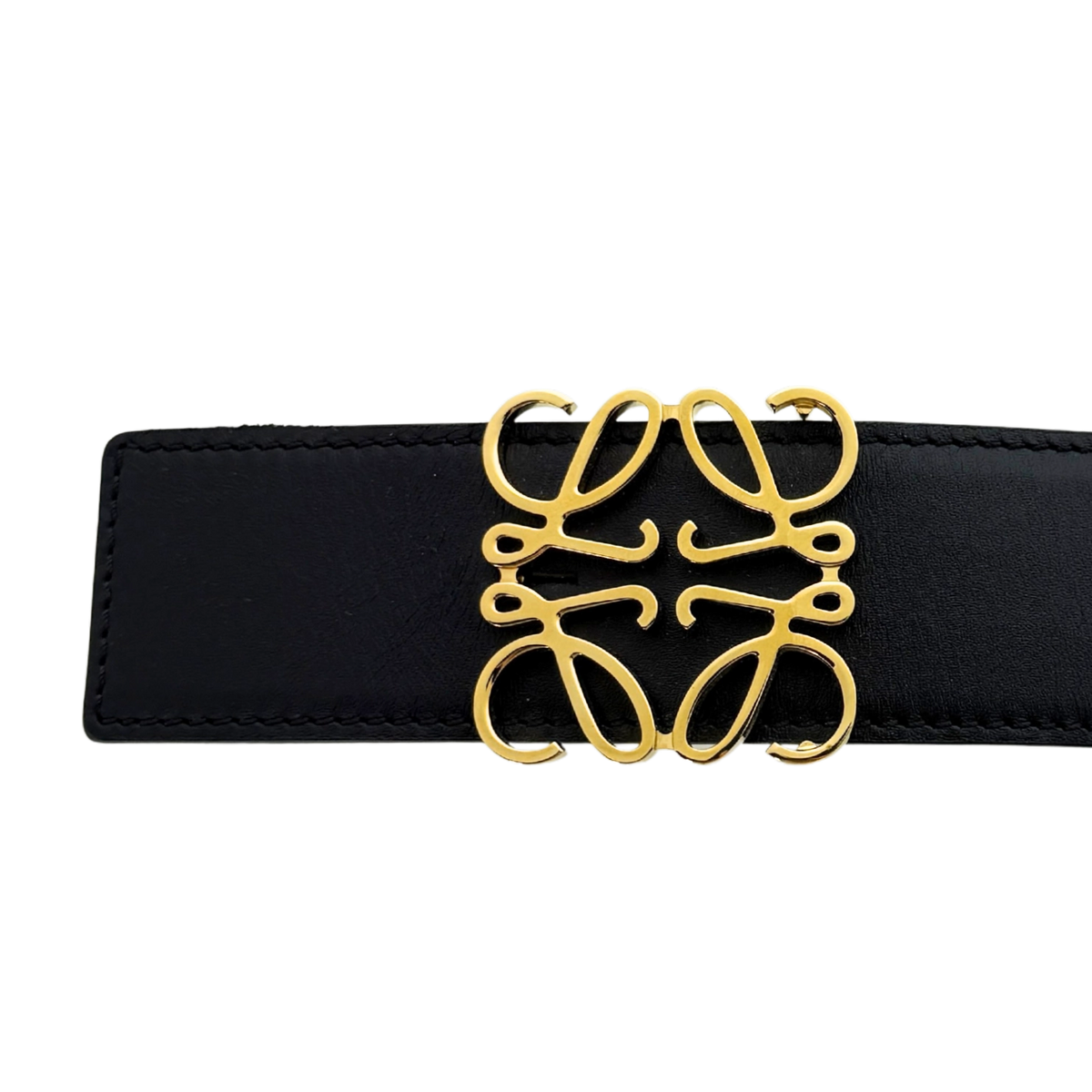 Loewe Anagram Wendegürtel Größe 90 Schwarz / neuwertig Loewe
