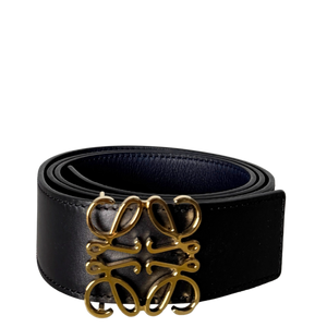 Loewe Anagram Omkeerbare Riem Maat 90 Zwart