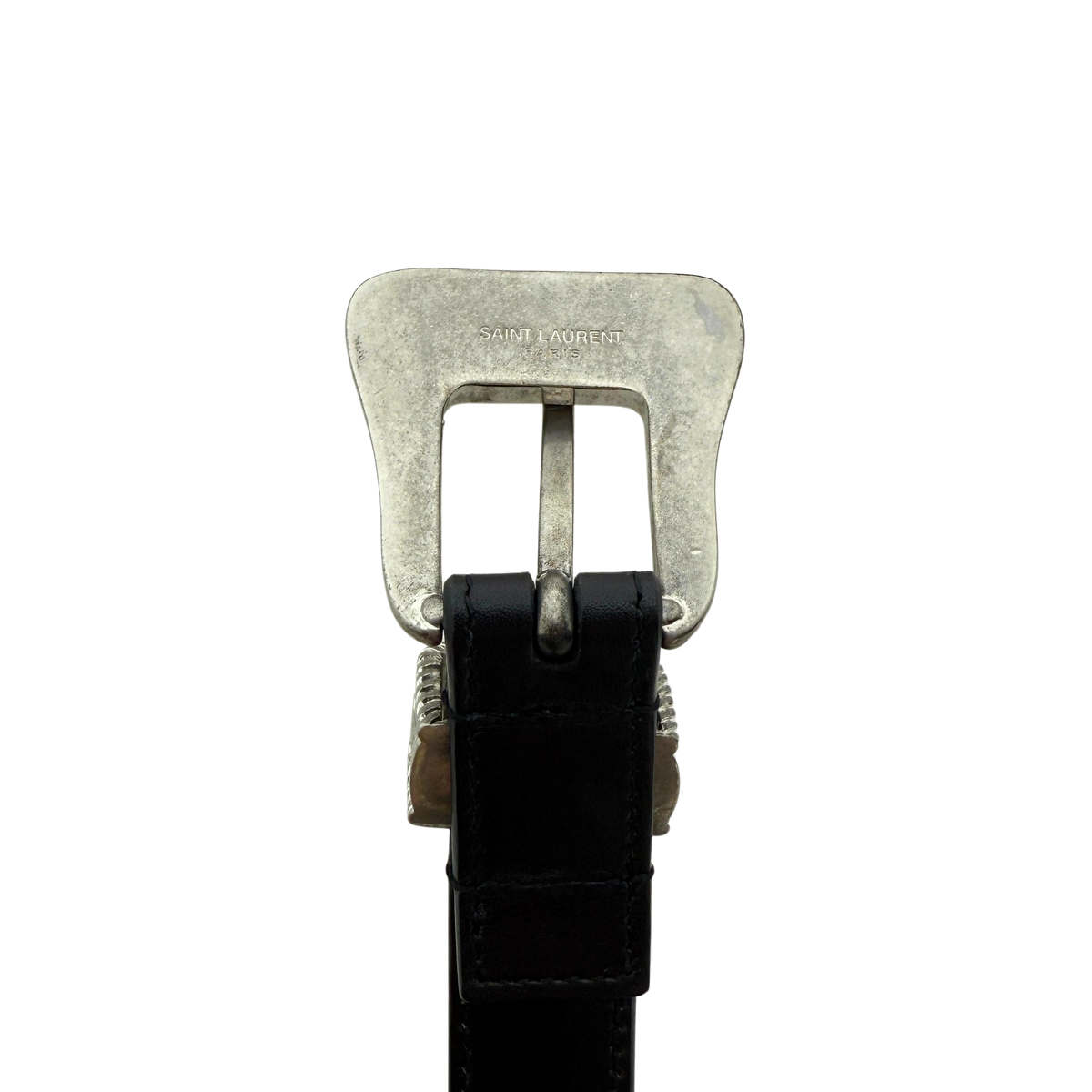 Saint Laurent Western Gürtel Schwarz / sehr gut Saint Laurent