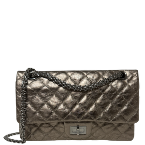 Chanel 2.55 Reissue 225 Classic Double Flap Bag Metallic Brons