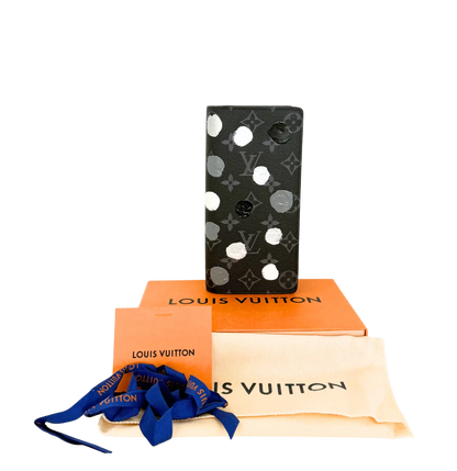 Louis Vuitton x Yayoi Kusama Monogram Eclipse Geldbörse Schwarz M81932 Fullset / neuwertig Louis Vuitton