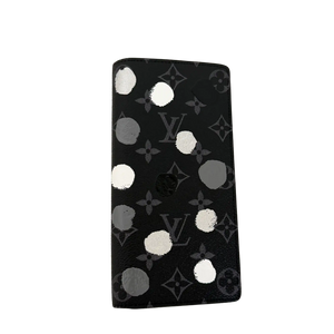 Louis Vuitton x Yayoi Kusama Monogram Eclipse Geldbörse Schwarz M81932