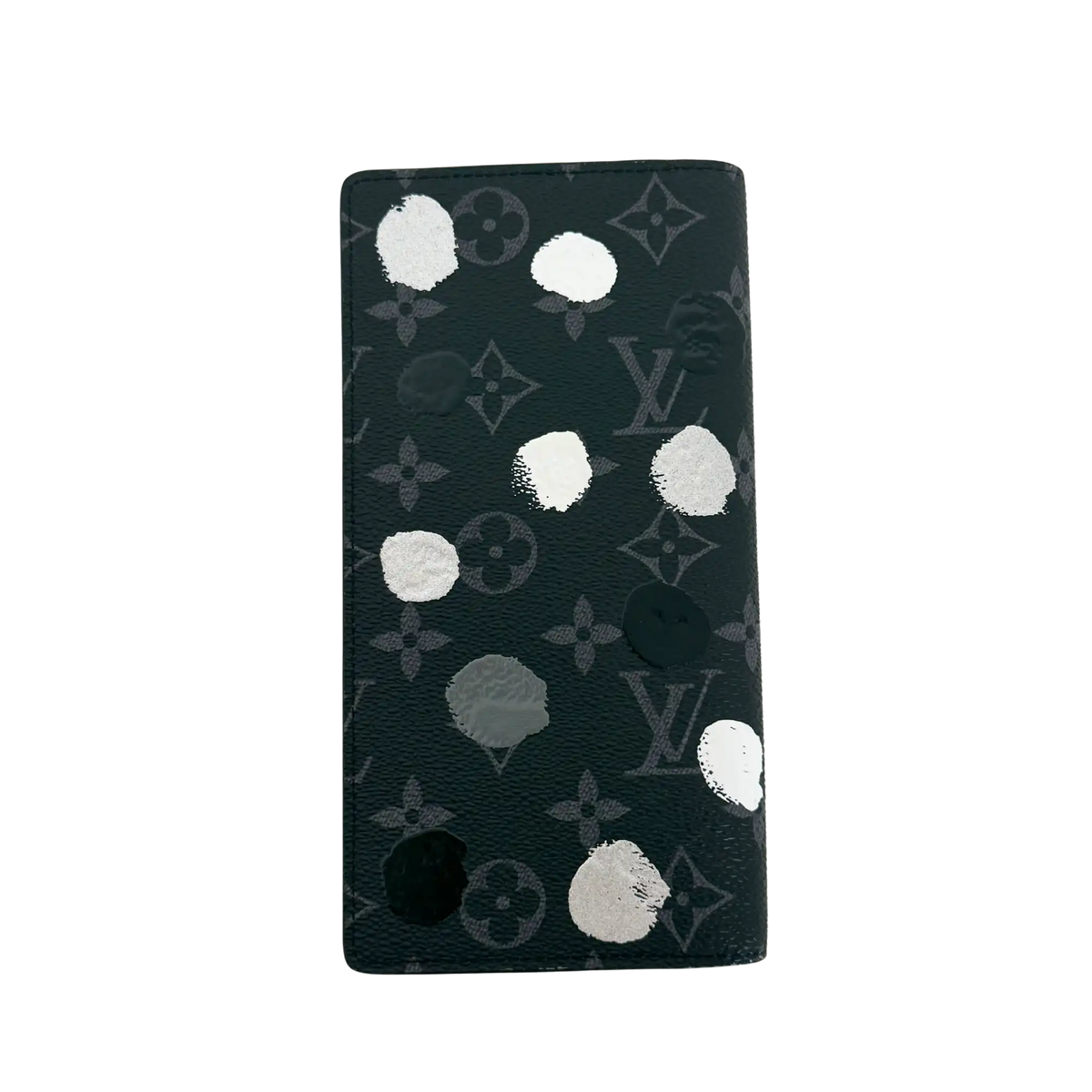 Louis Vuitton x Yayoi Kusama Monogram Eclipse Geldbörse Schwarz M81932 Fullset / neuwertig Louis Vuitton