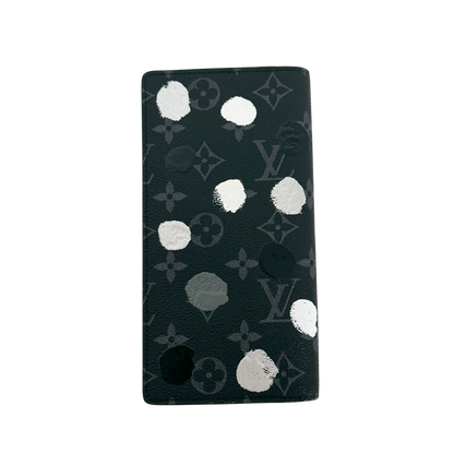 Louis Vuitton x Yayoi Kusama Monogram Eclipse Geldbörse Schwarz M81932 Fullset / neuwertig Louis Vuitton