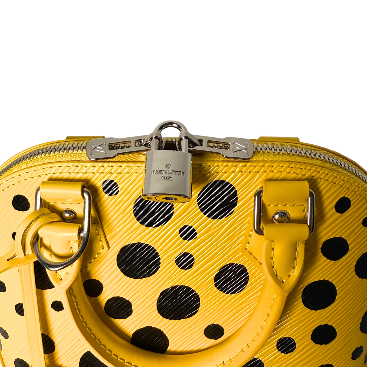 Louis Vuitton x Yayoi Kusama Alma BB Handtasche aus Epi-Leder Gelb M21700 Fullset / neuwertig Louis Vuitton