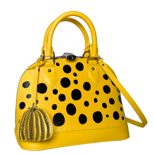 Louis Vuitton x Yayoi Kusama Alma BB Handtasche aus Epi-Leder Gelb M21700 Fullset / neuwertig Louis Vuitton