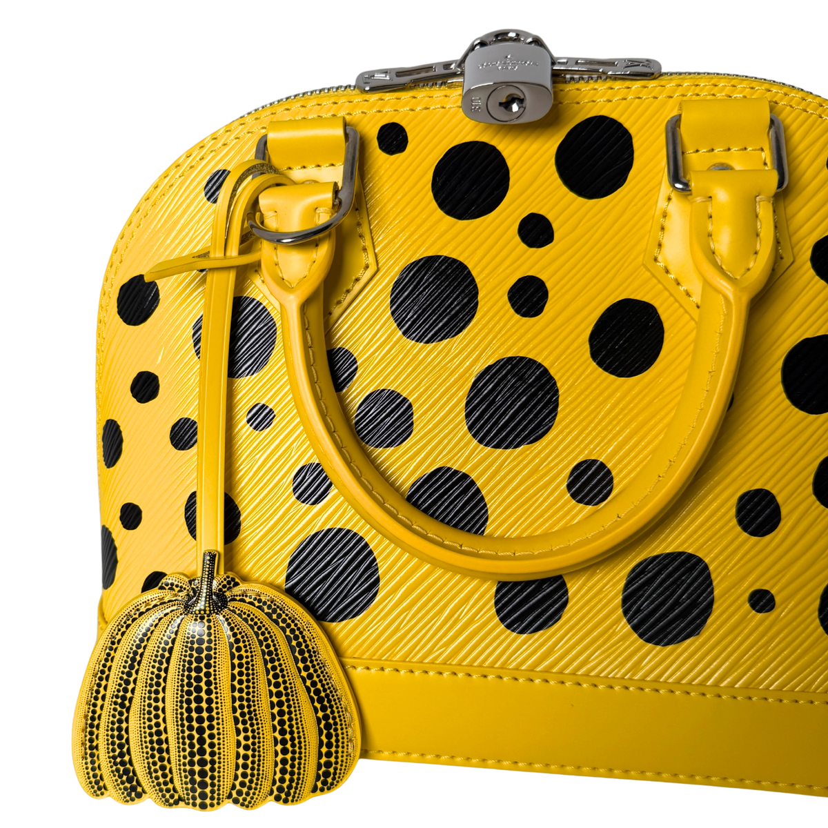 Louis Vuitton x Yayoi Kusama Alma BB Handtasche aus Epi-Leder Gelb M21700 Fullset / neuwertig Louis Vuitton