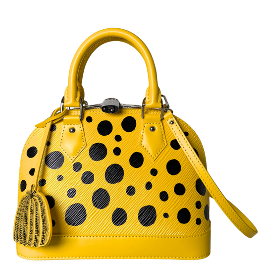 Louis Vuitton x Yayoi Kusama Alma BB Handtasche aus Epi-Leder Gelb M21700 Fullset / neuwertig Louis Vuitton