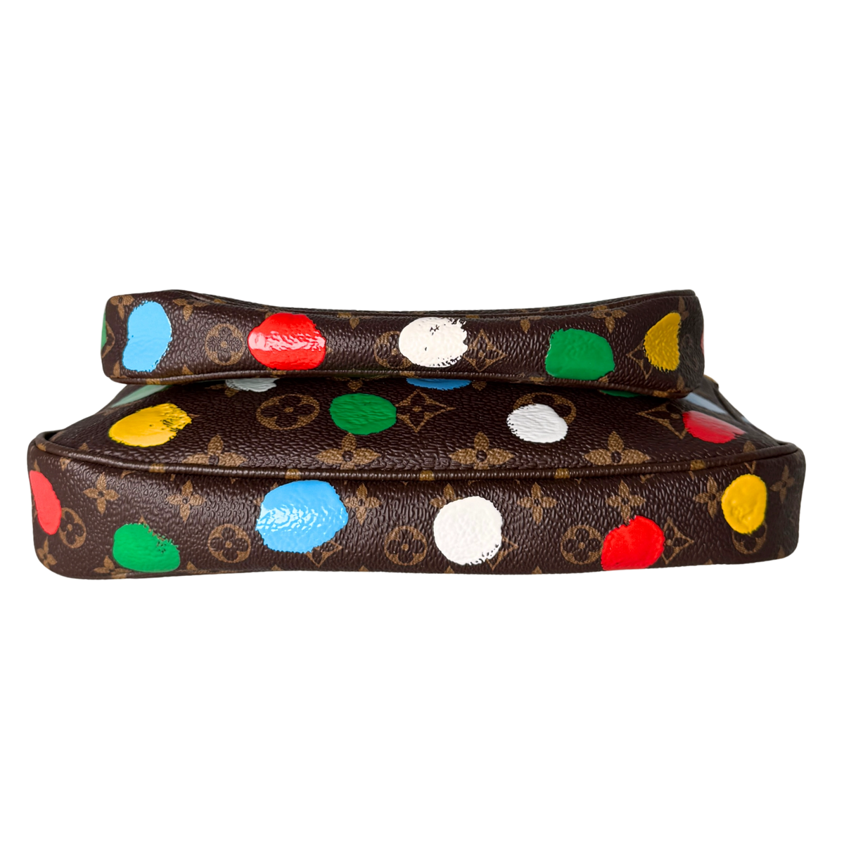 Louis Vuitton x Yayoi Kusama Multi Pochette Accessoires Monogram Multicolor M46385 / sehr gut Louis Vuitton
