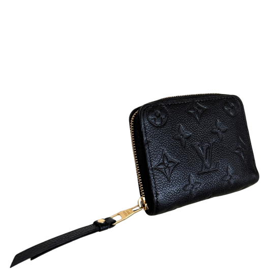 Louis Vuitton Zippy Coin Geldbörse M60574 Schwarz / sehr gut Echtheitscheck