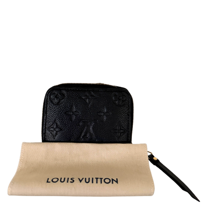 Louis Vuitton Zippy Coin Geldbörse M60574 Schwarz / sehr gut Echtheitscheck