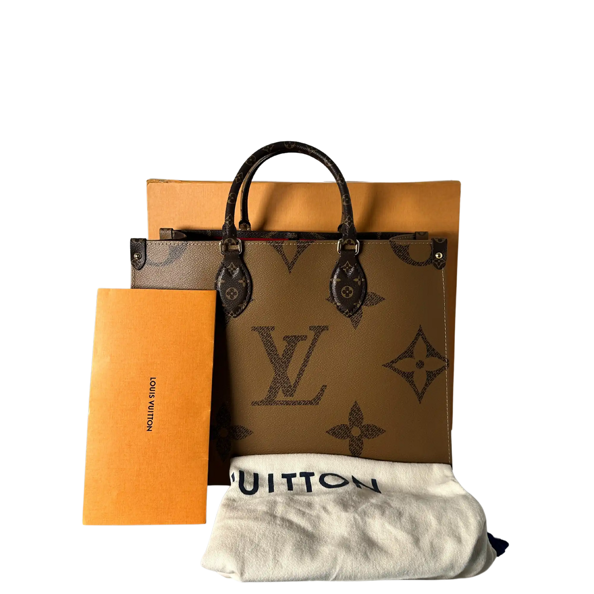 Louis Vuitton onthego MM Monogram Reverse Canvas M45321 / neuwertig Louis Vuitton